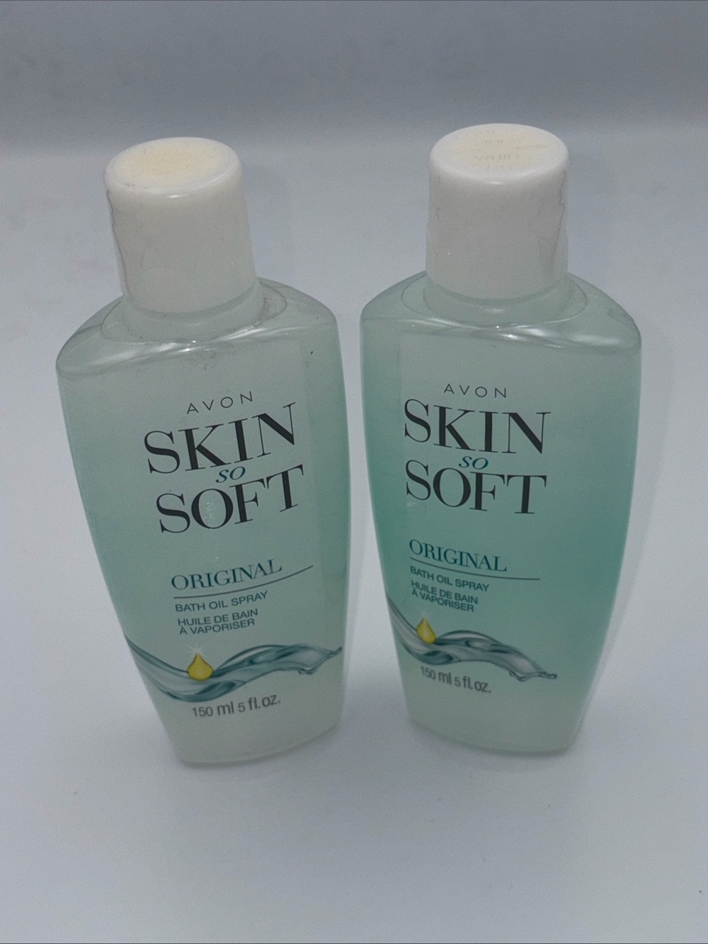 2 Retired Avon Skin so Soft Original Bath Oil Sprays